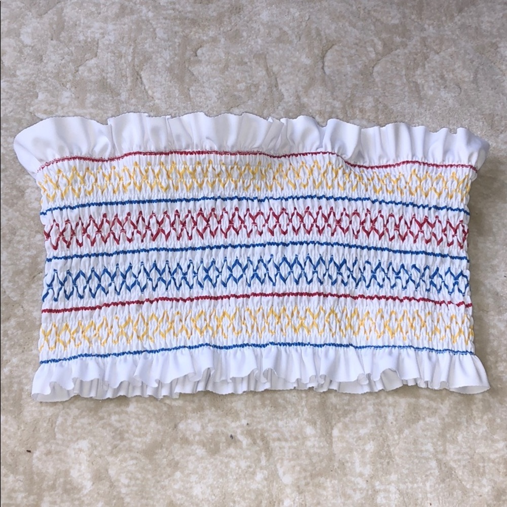 Zaful multicolored swim top